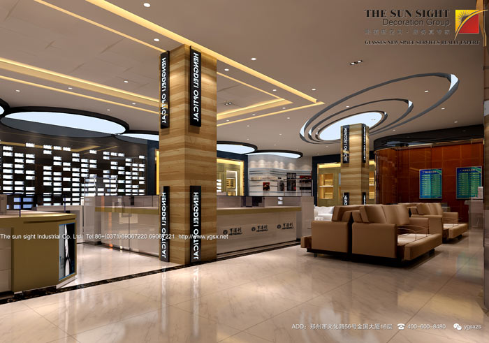 眼镜店效果图,眼镜店装修效果图,专业眼镜店装修效果图