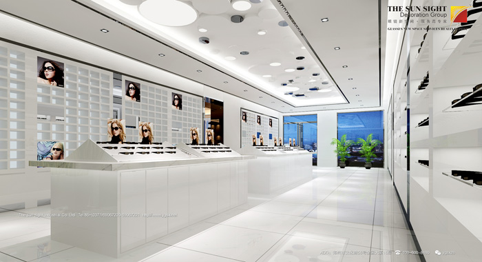 眼镜店效果图,眼镜店装修效果图,专业眼镜店装修效果图