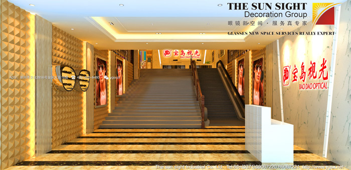 眼镜店效果图,眼镜店装修效果图,专业眼镜店装修效果图