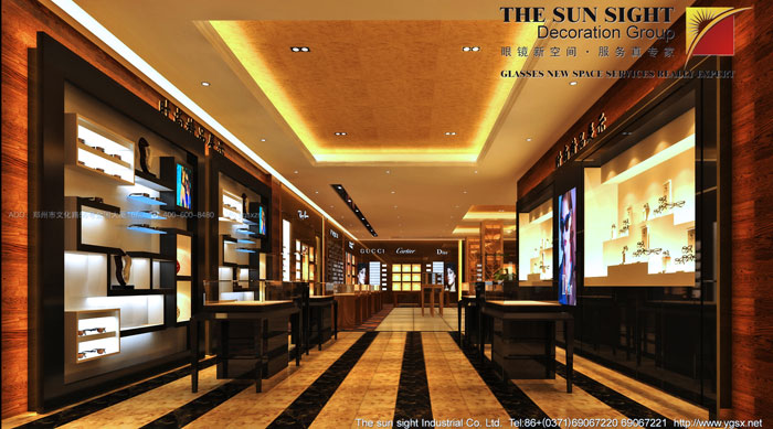 眼镜店效果图,眼镜店装修效果图,专业眼镜店装修效果图