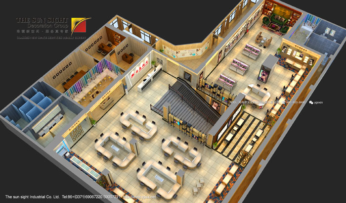 眼镜店效果图,眼镜店装修效果图,专业眼镜店装修效果图