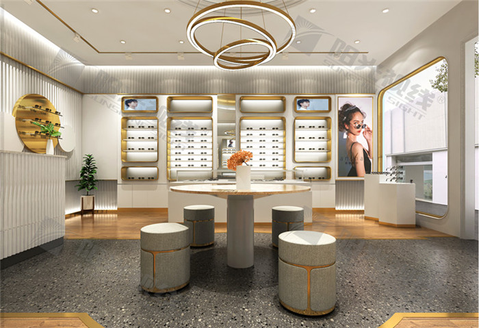商场眼镜店OMEGA店装修设计案例