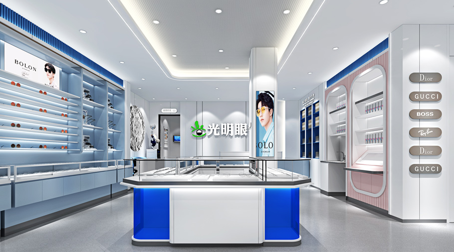 光明眼镜店装修效果图